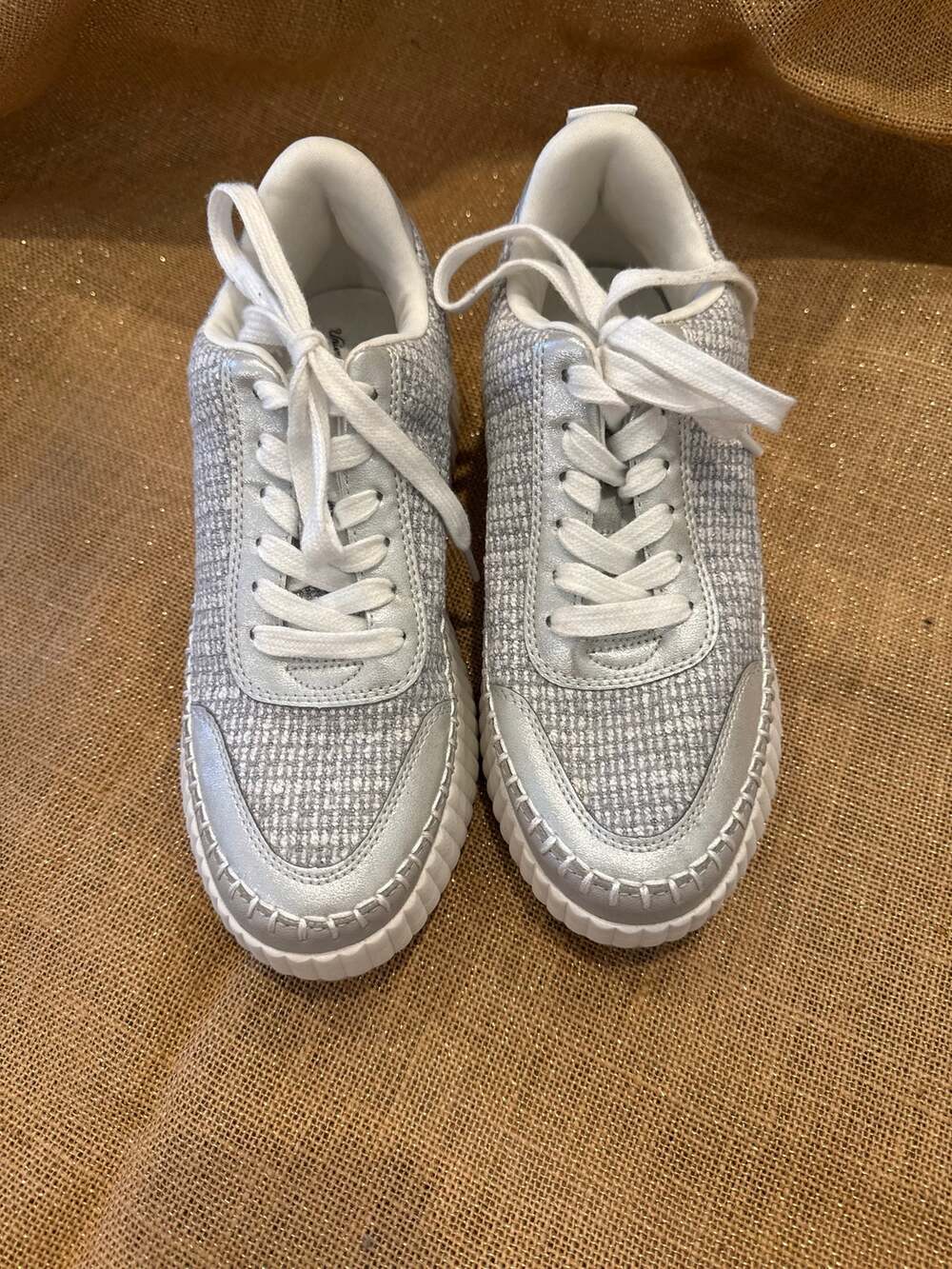 Silver Metallic Universal Threads Athletic Shoe